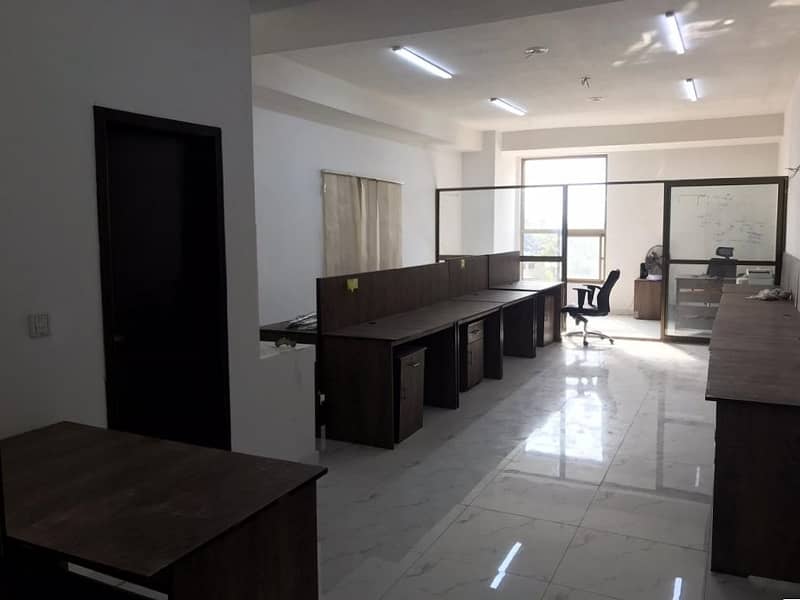 Fully Furnished Area 610 square Feet Brand New Corporation Office Available For Rent in Gulberg 3 Lahore 1