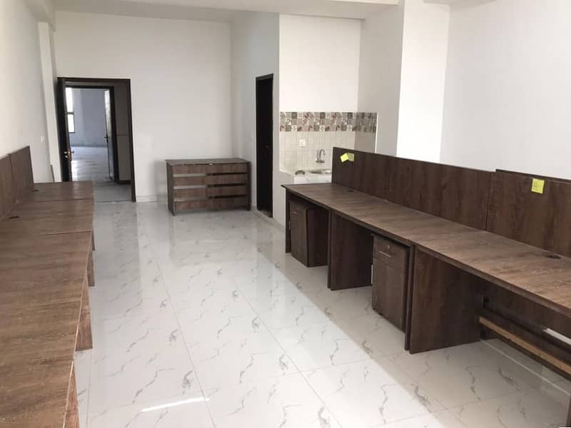 Fully Furnished Area 610 square Feet Brand New Corporation Office Available For Rent in Gulberg 3 Lahore 2