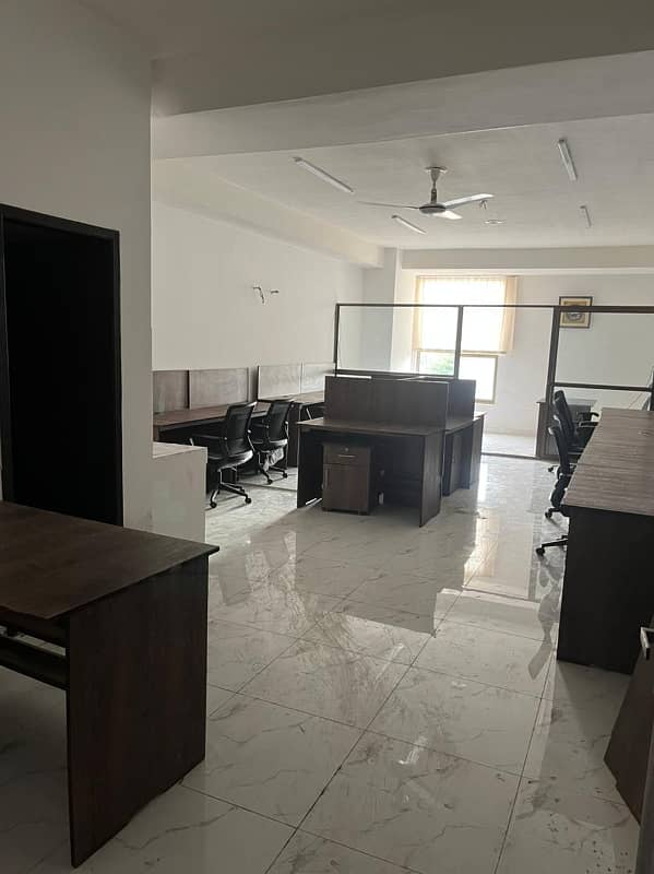 Fully Furnished Area 610 square Feet Brand New Corporation Office Available For Rent in Gulberg 3 Lahore 11