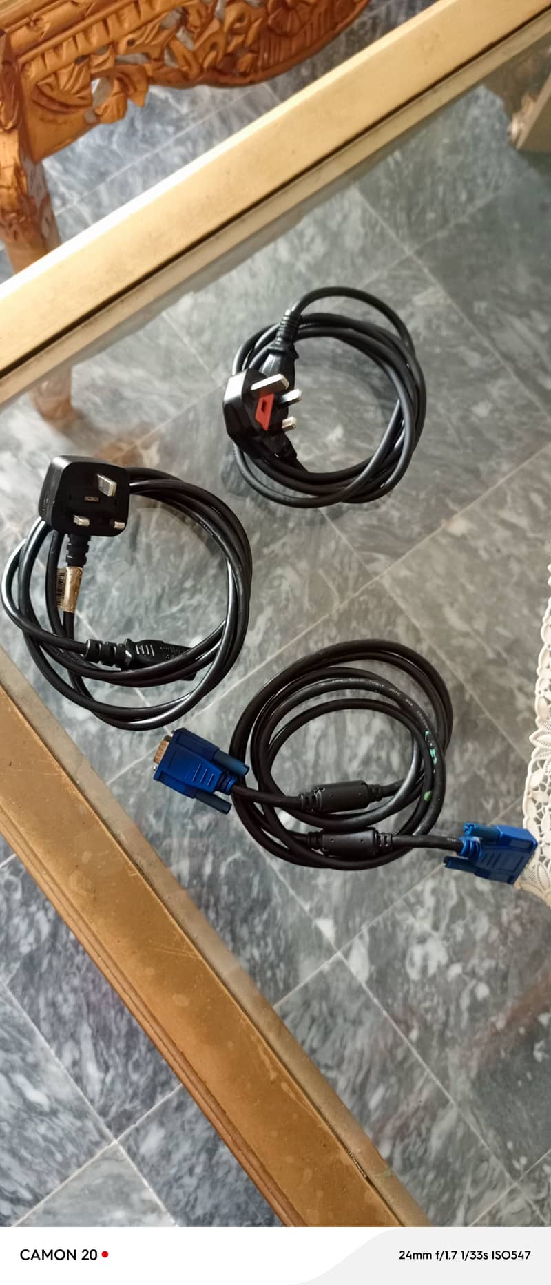 Branded power cables and VGA 1