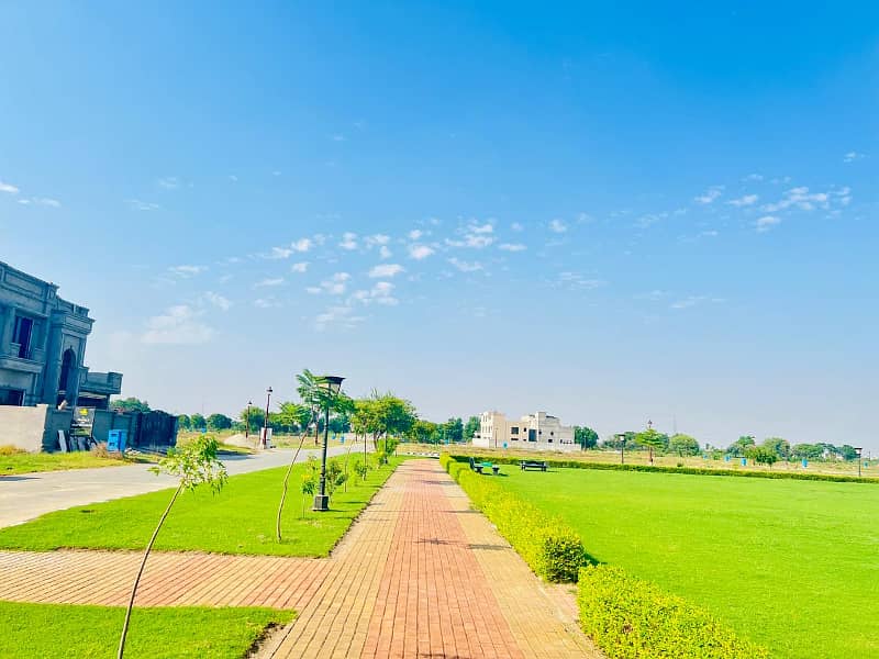 Facing Park Prime Location 1 Kanal Plot For Sale Golf Estate 2 Lake City Lahore 1