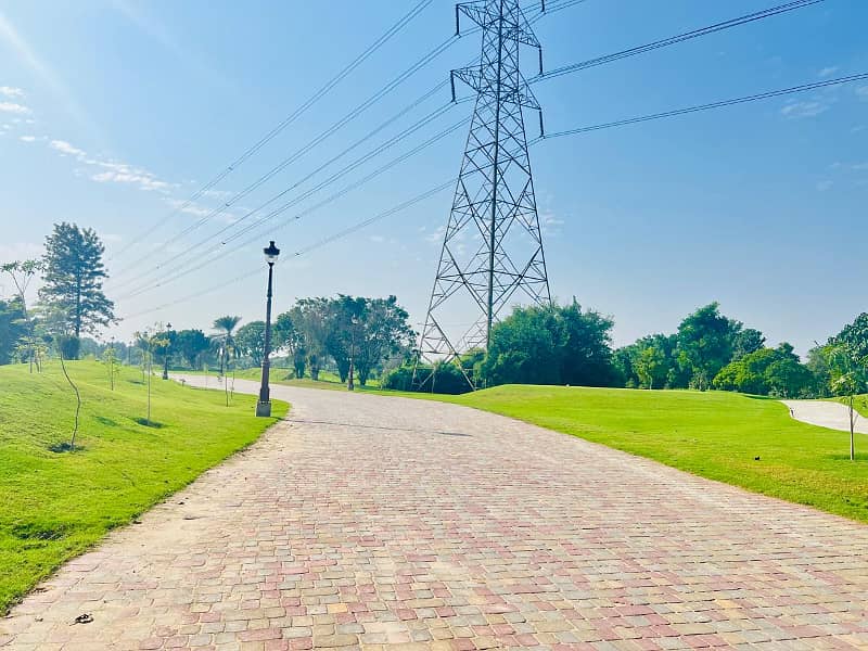 Facing Park Prime Location 1 Kanal Plot For Sale Golf Estate 2 Lake City Lahore 8