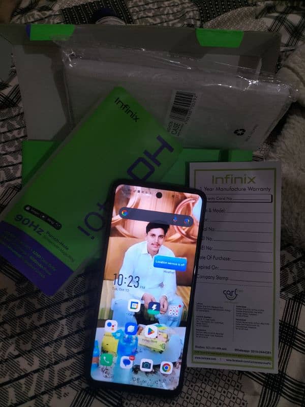 Infinix Hot 40i// 16=128 condition 10+10 New Mobile Sal Chichawatni 2