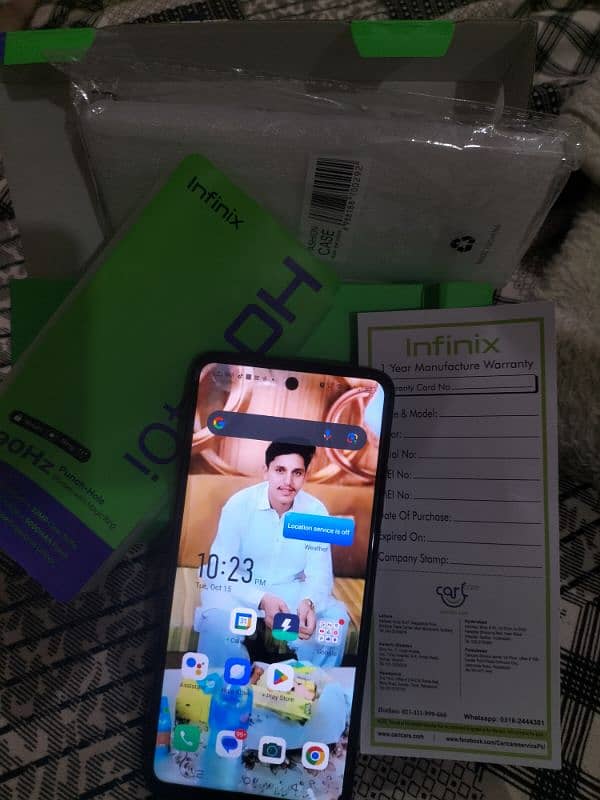 Infinix Hot 40i// 16=128 condition 10+10 New Mobile Sal Chichawatni 3