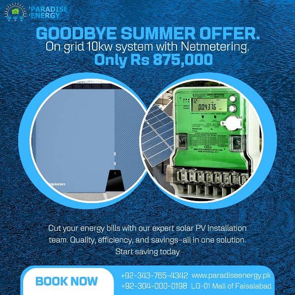 10kw ON grid Solar system installation offer 0