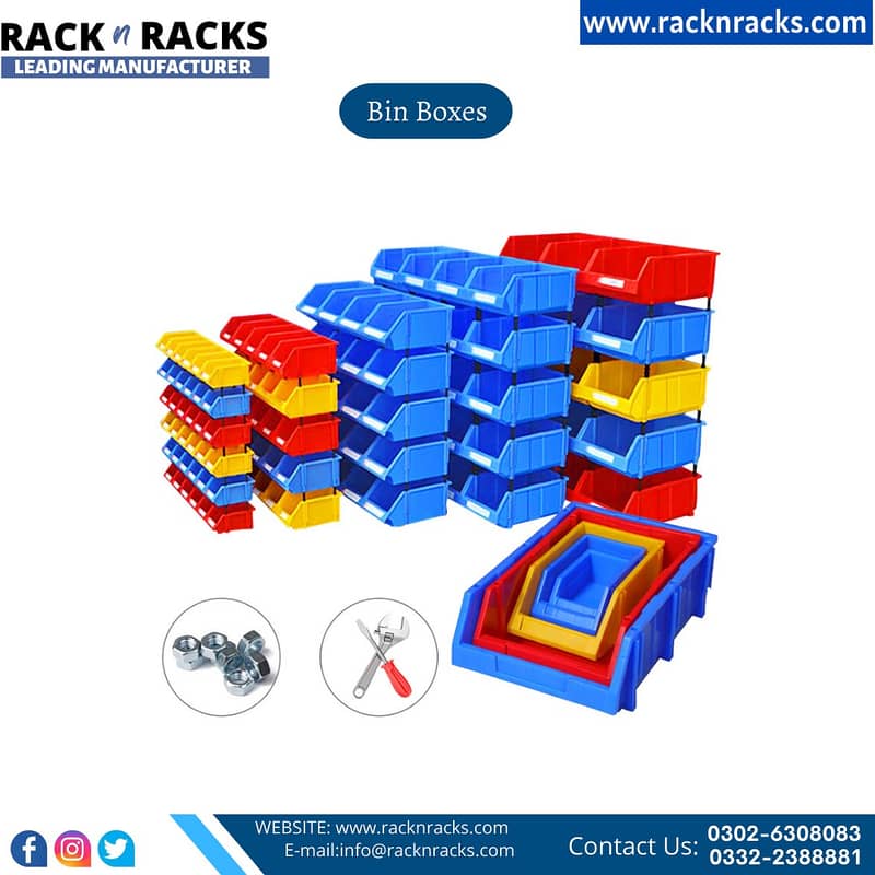 BIN BOXES,PLASTIC BINS RACK|BINS BOX Steel rack 1