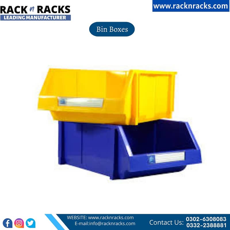 BIN BOXES,PLASTIC BINS RACK|BINS BOX Steel rack 4