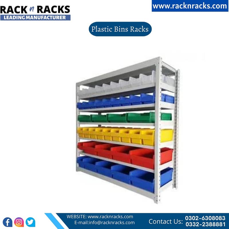 BIN BOXES,PLASTIC BINS RACK|BINS BOX Steel rack 13