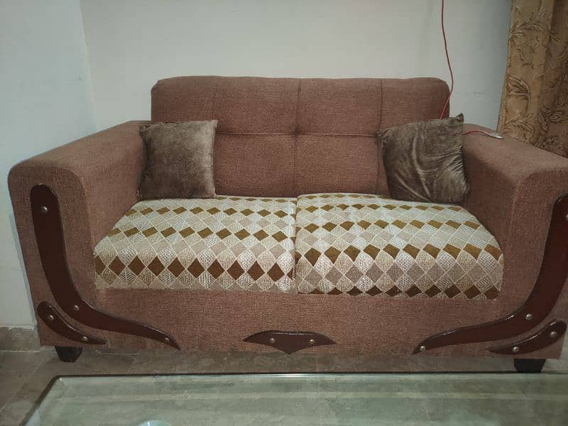 7 seater sofa set new condition 5