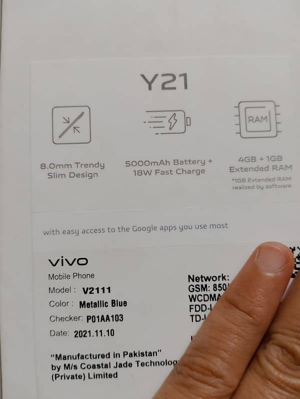 vivo mobile y21 6