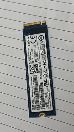 SanDisk 256GB NVMe SSD | Condition Like new | 1 Month warranty