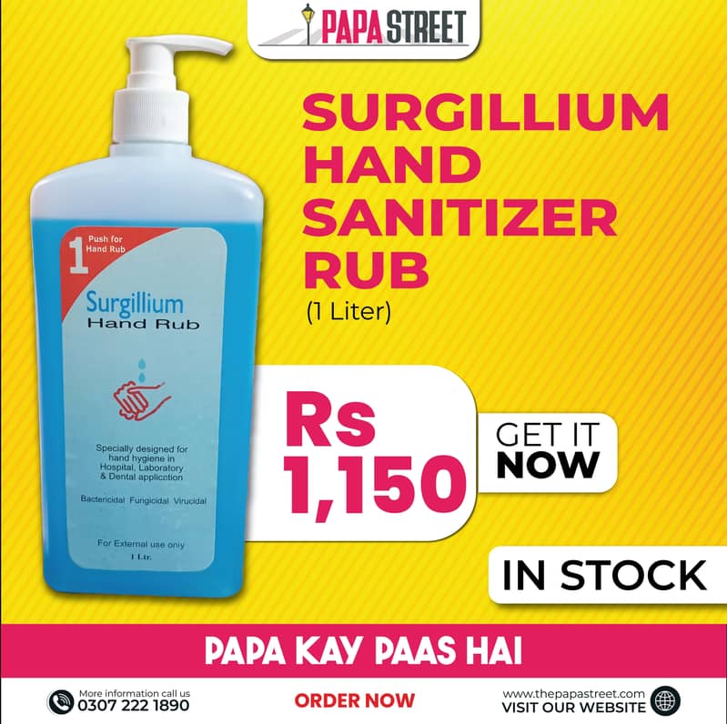 Surgillium / Purell Hand Sanitizer and Hand Rub 1