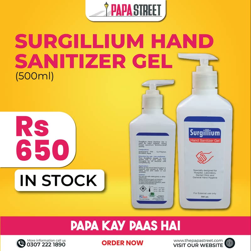 Surgillium / Purell Hand Sanitizer and Hand Rub 2