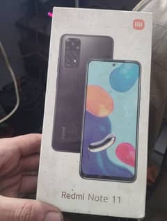 Redmi note 11 6/128 with box sale/exchange