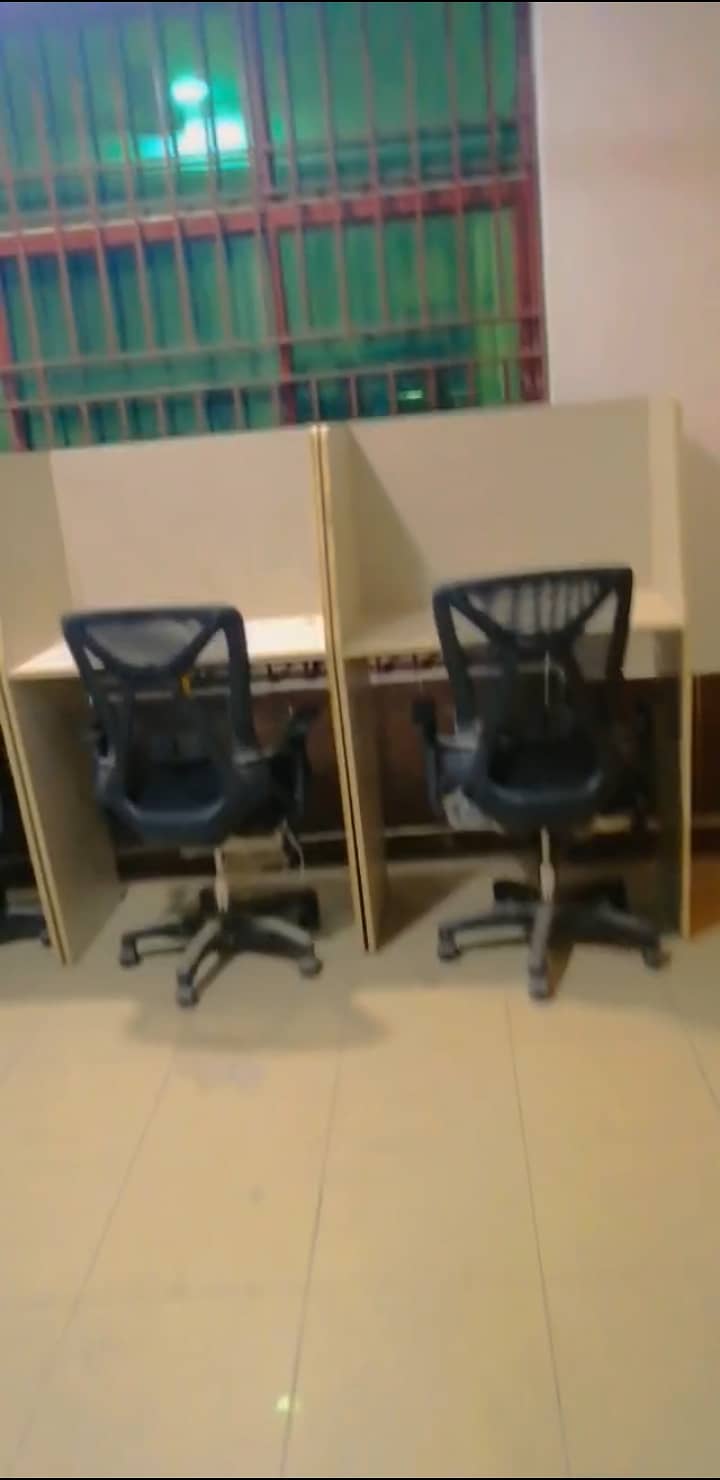 Call center Workstation Cabins only 3