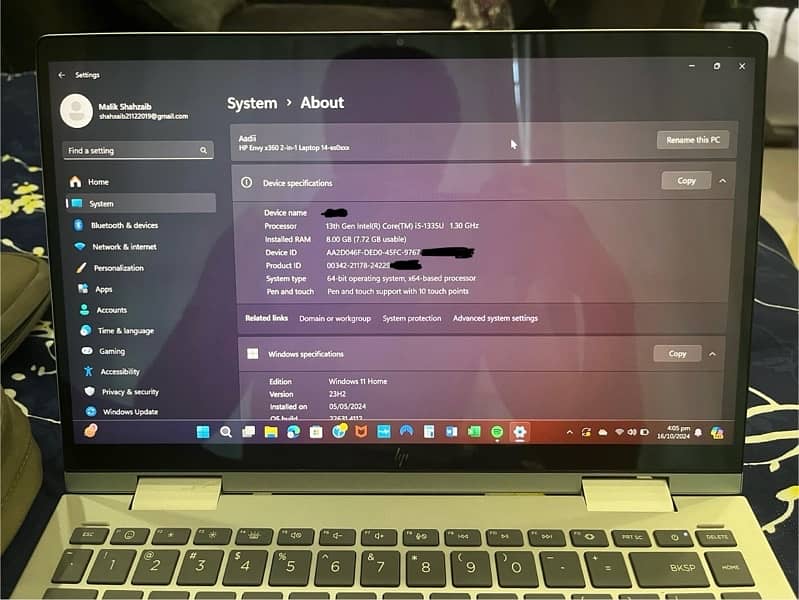HP envy x360 2-in-1  i5 13th gen 1