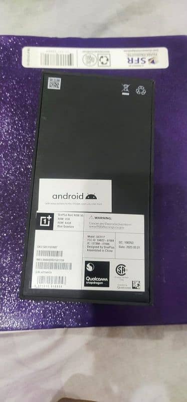 One Plus Nord n 200 5g pta approved with box and charger 11