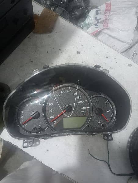 Toyota vitz 2024 model RPM speedometer 1