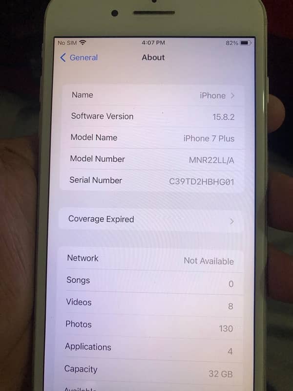 Iphone 7 plus non pta 32 GB 3