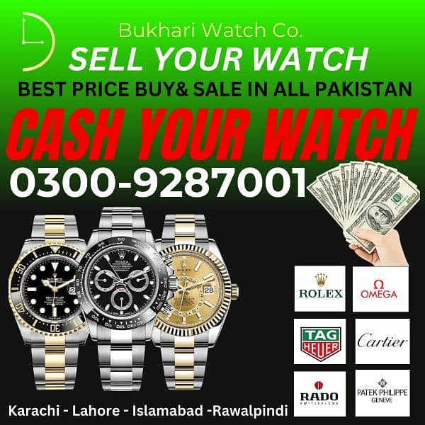 Sell Your Watch Buyer ROLEX Omega Cartier Breguet piaget graff chopard 15