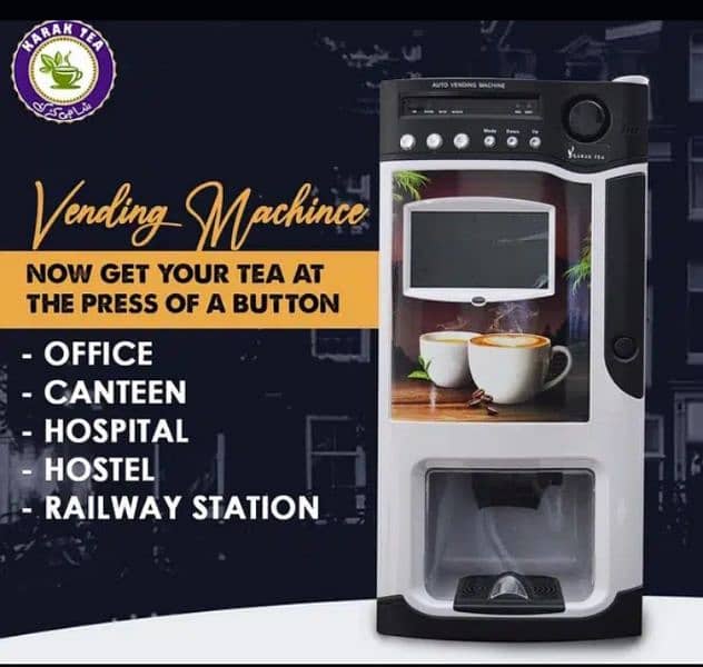 Tea and Coffee vending machine/wholesale distributor 6