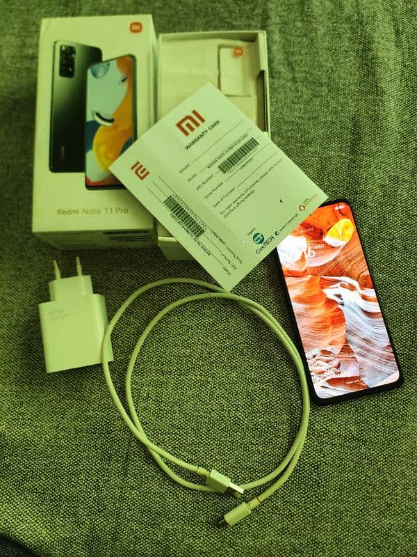 Redmi Note 11 pro 8/128 gb PTA approved dual 1