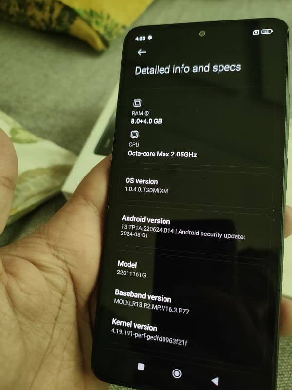 Redmi Note 11 pro 8/128 gb PTA approved dual 7