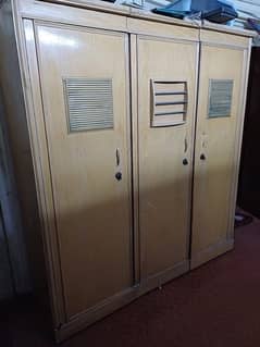 3 door single cupboard