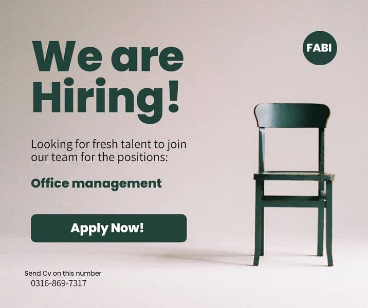 staff required for office management 0