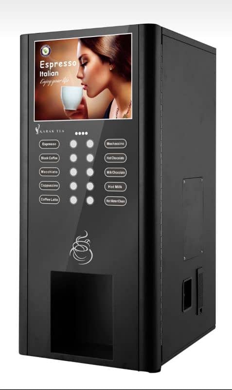 Tea and coffee vending machine/6 months warranty 10