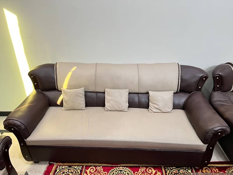 5 seater Dubai plus style, leather sofa 2