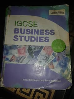 selling old business studies books going aboard so I don't need theses