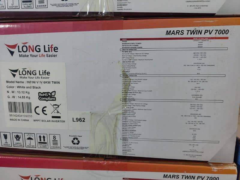 Long Life 6KW PV 7000 Builtin Wifi ,Dual Output 0