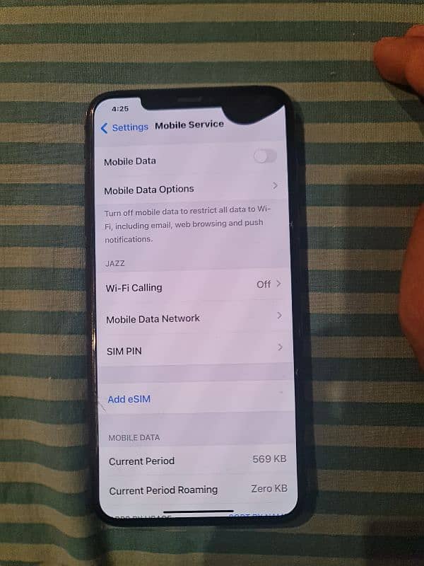 iPhone Xs Max 256 GB, PTA Approved, Jelly on back, Single+esim, Black 5