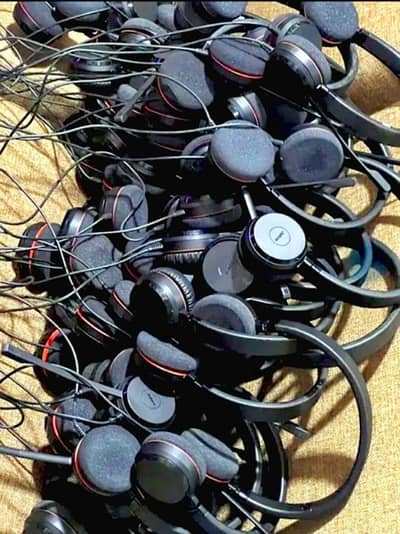 Plantronics headset Jabra Logitech USB Noise Cancellations Headphones