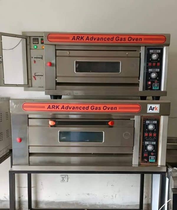 pizza oven ark, brading table, prep table, dough mixer, conveyor, pans 0