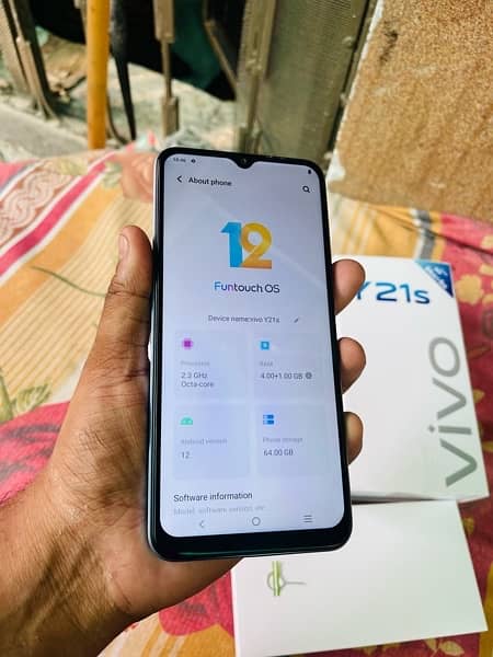 Vivo Y21s (4gb/64gb)urgent Sale. 0/3/0/7/4/5/8/8/8/8/6 4