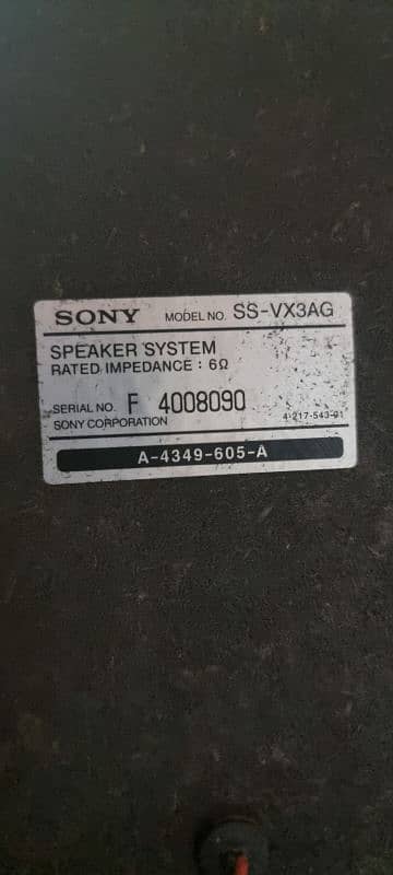 JVC Amp & Sony Speakers 3