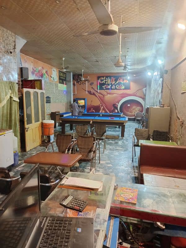 Food Cafe, Snooker & Gaming Club , Chalta Business with Full Setup 10