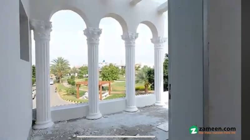 1 Kanal Facing Park Semi Gray Structure Spanish House For Sale In C-Block Khayaban-e-Amin Lhr. 16