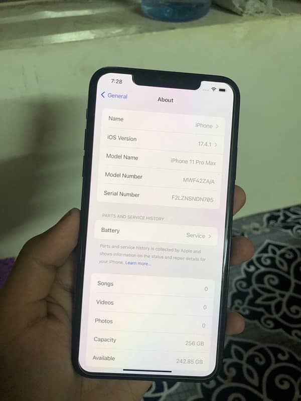 iphone 11 pro max 256 gb 7