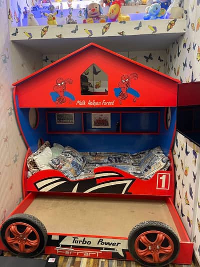 Kid Bed with Study Table and Chair