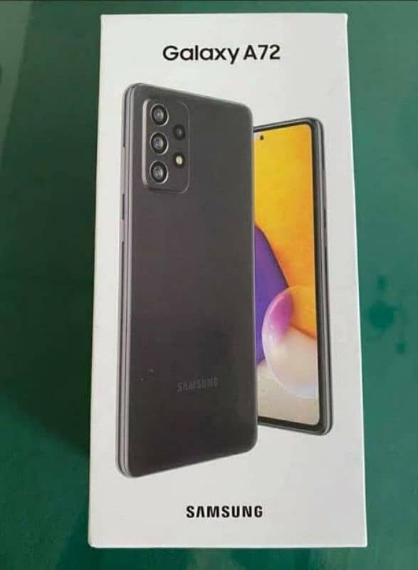 samaung A72 black 128 GB 0