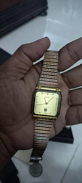 RADO wrist watch (GOLD PLATED and diamonds] 4