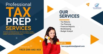 Tax Filer, FBR, Tax Consultant, Income Tax Return, Sales Tax, NTN