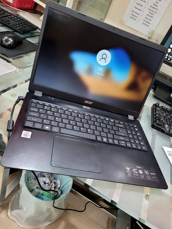 Acer Aspire 3 With Ci3 10th Generation 4GB Ram 128GB SSD 8