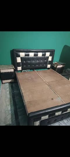 Double Bed wooden