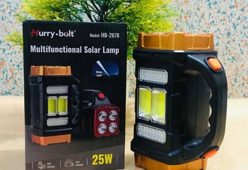 Rechargeable solar Emergency light 2