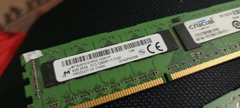 DRR3 Ram 4gb PC3-12800R , 1348 F 3