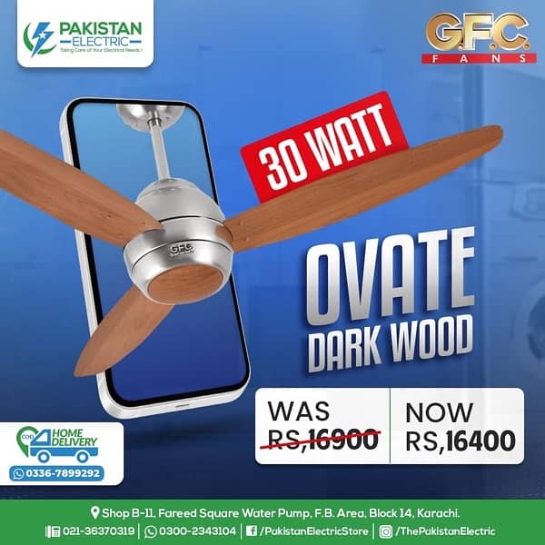 Ceiling Fans | AC DC Fans | Inverter Fans | 30 watts | Energy saving 1